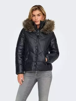 Стеганая куртка ONLY Steppjacke, черный