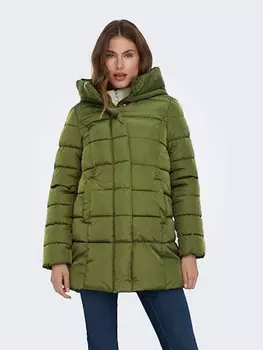 Стеганая куртка ONLY Steppjacke, зеленый
