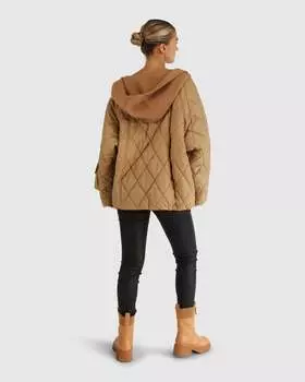 Стеганая куртка Only You Belle&Bloom, коричневый
