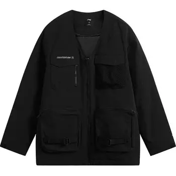 Стеганая куртка Outdoor Collection унисекс черного цвета Lining