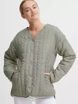 Стеганая куртка окссагги Oxmo, зеленый