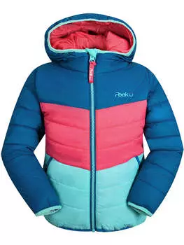 Стеганая куртка Peek U, цвет blau/pink/trkis