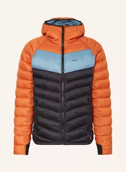 Стеганая куртка perryville me°ru', цвет DUNKELORANGE/HELLBLAU/BLAU