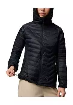 Стеганая куртка "powder pass ii" воротник-стойка капюшон Columbia, черный