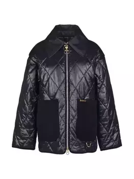 Стеганая куртка премиум-класса Woodhall Barbour, цвет black classic