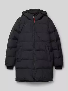 Стеганая куртка прямого кроя с капюшоном Killtec, черный