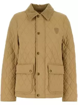 Стеганая куртка-пуховик Burberry, серый
