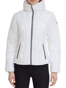 Стеганая куртка-пуховик Guess Cream