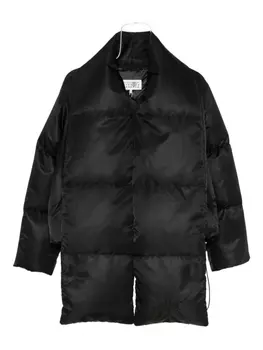 Стеганая куртка-пуховик MM6 Maison Margiela, черный