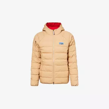 Стеганая куртка-пуховик стандартного кроя с высоким воротником 50th Anniversary Patagonia, коричневый