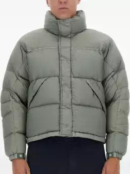 Стеганая куртка-пуховик TEN C, зеленый