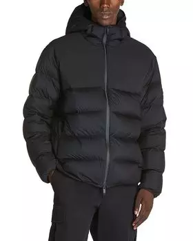 Стеганая куртка-пуховик Veumont с капюшоном Moncler, черный