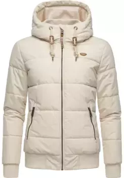 Стеганая куртка Ragwear "Nuggys Solid", с капюшоном, стильная и сшитая на заказ зимняя куртка, бежевый