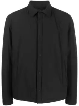 Стеганая куртка-рубашка Herno, черный