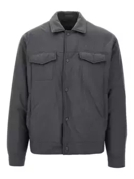 Стеганая куртка-рубашка Herno, серый