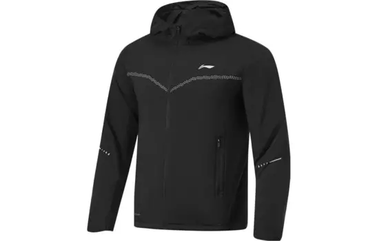 Стеганая куртка Running Collection для мужчин, черная Lining, черный