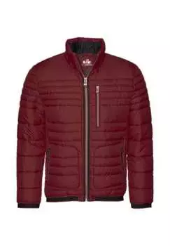 Стеганая куртка с эластичным поясом и манжетами New Canadian, бордовый