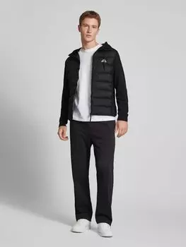 Стеганая куртка с этикеткой ADIDAS SPORTSWEAR, черный