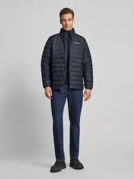 Стеганая куртка с этикеткой COLUMBIA, черный