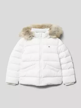 Стеганая куртка с деталью лейбла модель ESSENTIAL Tommy Hilfiger, белый