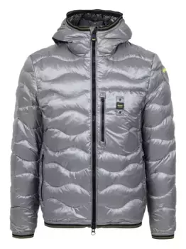 Стеганая куртка с капюшоном Blauer, серый