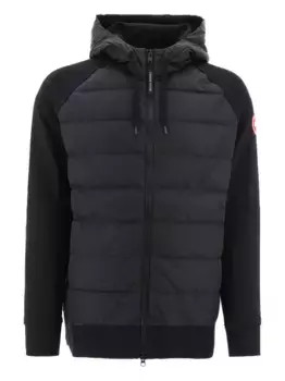 Стеганая куртка с капюшоном Canada Goose, черный