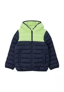 Стеганая куртка с капюшоном детская s.Oliver, синий