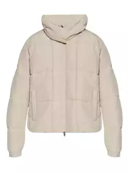 Стеганая куртка с капюшоном Ea7 Emporio Armani, нейтральный