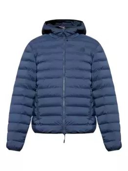 Стеганая куртка с капюшоном Ea7 Emporio Armani, синий