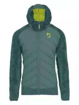 Стеганая куртка с капюшоном KARPOS, зеленый