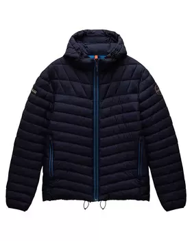 Стеганая куртка с капюшоном лапаз Napapijri, синий