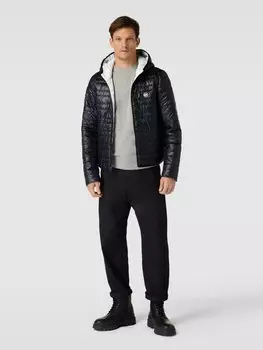Стеганая куртка с капюшоном Michael Kors, черный