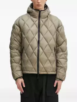 Стеганая куртка с капюшоном MKI Miyuki Zoku, зеленый