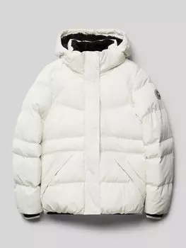 Стеганая куртка с капюшоном модель «АЛЕНА» CARS JEANS, кремовый