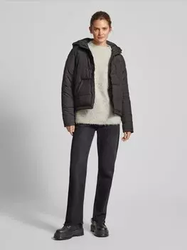Стеганая куртка с капюшоном модель «DALCON» Noisy May, черный