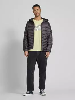 Стеганая куртка с капюшоном модель 'EHERO' Jack & Jones, черный