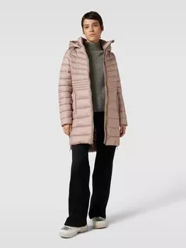 Стеганая куртка с капюшоном модель "LONG LINE" MICHAEL Michael Kors, бежевый