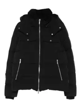 Стеганая куртка с капюшоном Moorer, черный