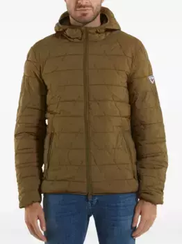 Стеганая куртка с капюшоном Rossignol, зеленый