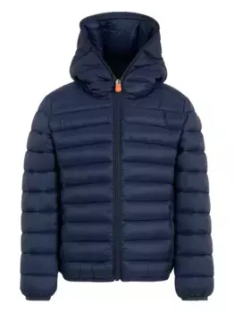 Стеганая куртка с капюшоном Save The Duck Kids, синий