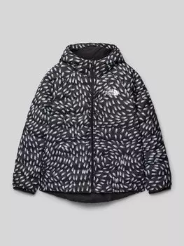 Стеганая куртка с капюшоном The North Face, черный