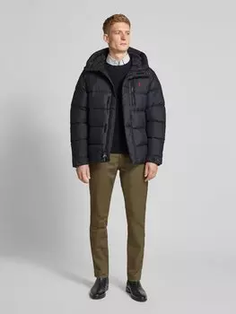 Стеганая куртка с карманами на молнии модель «GORHAM» Polo Ralph Lauren, черный