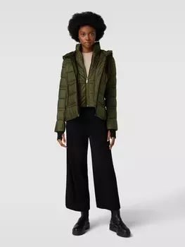 Стеганая куртка с лейблом MICHAEL Michael Kors, зеленый