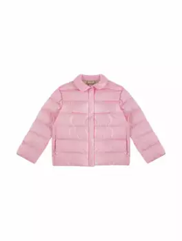 Стеганая куртка с монограммой Fendi, розовый