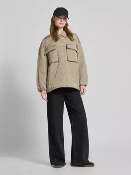 Стеганая куртка с нагрудными карманами с клапанами модель 'IFABAY' American Vintage, песочный