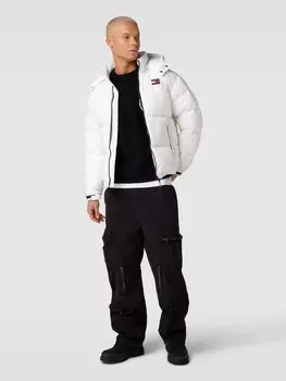 Стеганая куртка с нашивкой-лейблом модель «АЛАСКА» Tommy Jeans, белый