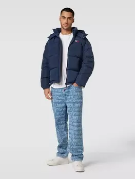 Стеганая куртка с нашивкой-лейблом модель «АЛАСКА» Tommy Jeans, темно-синий