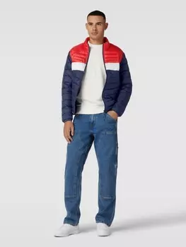Стеганая куртка с нашивкой-лейблом модель "ГЕРОЙ" Jack & Jones, красный