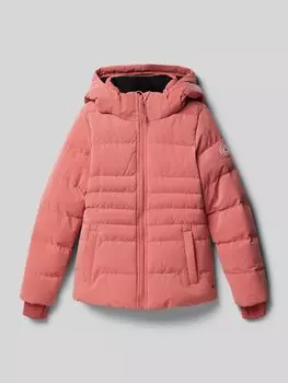 Стеганая куртка с нашивкой-лейблом модель «THARY» CARS JEANS, розовый