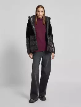 Стеганая куртка с отделкой из искусственного меха Blauer Usa, черный